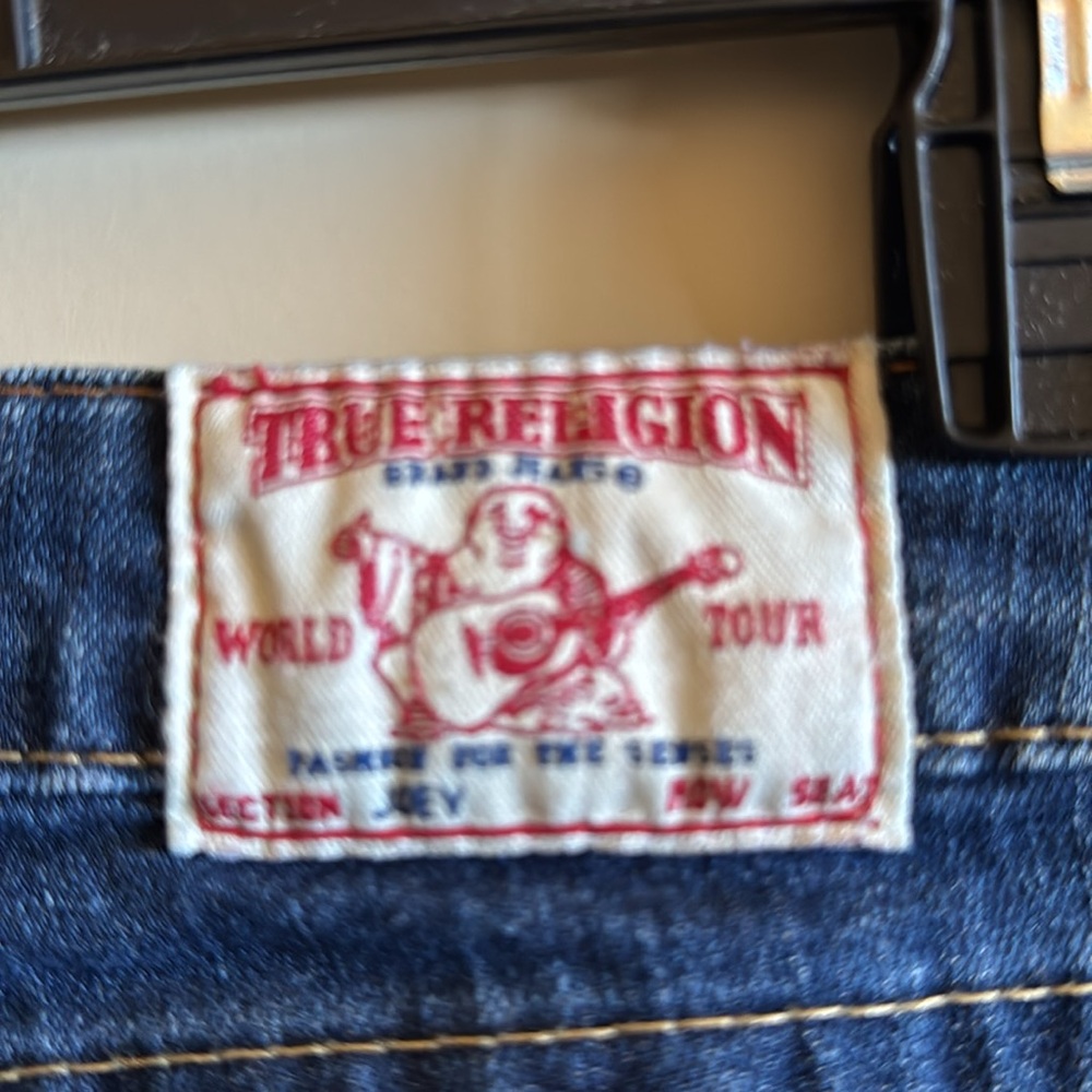 VTG Women's True Religion jeans SZ 30 Twisted Bellbottom Style - Picture 3 of 11